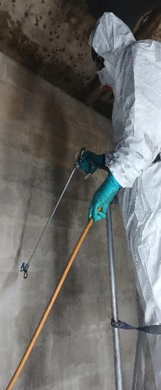 Décontamination du local TGBT, première vue
