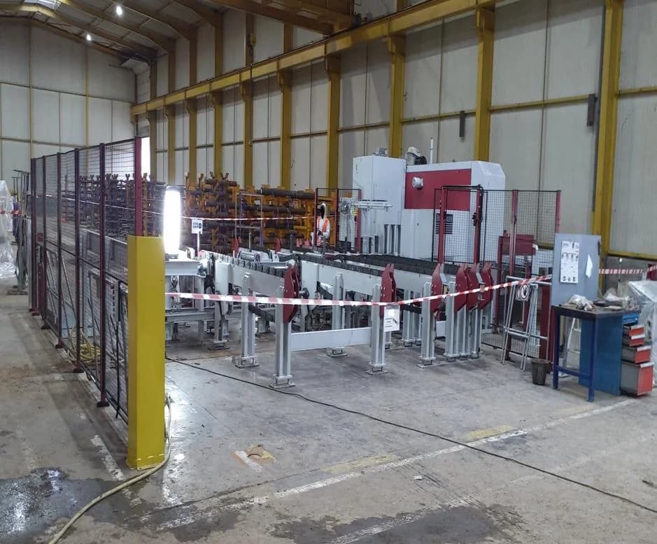 Ligne de production après décontamination
